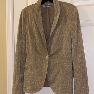 Gold women blazer